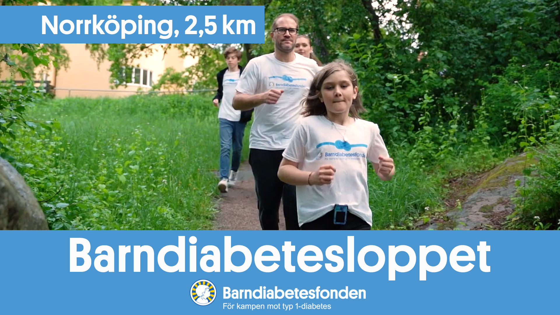 Barndiabetesloppet Norrköping - 2,5 km