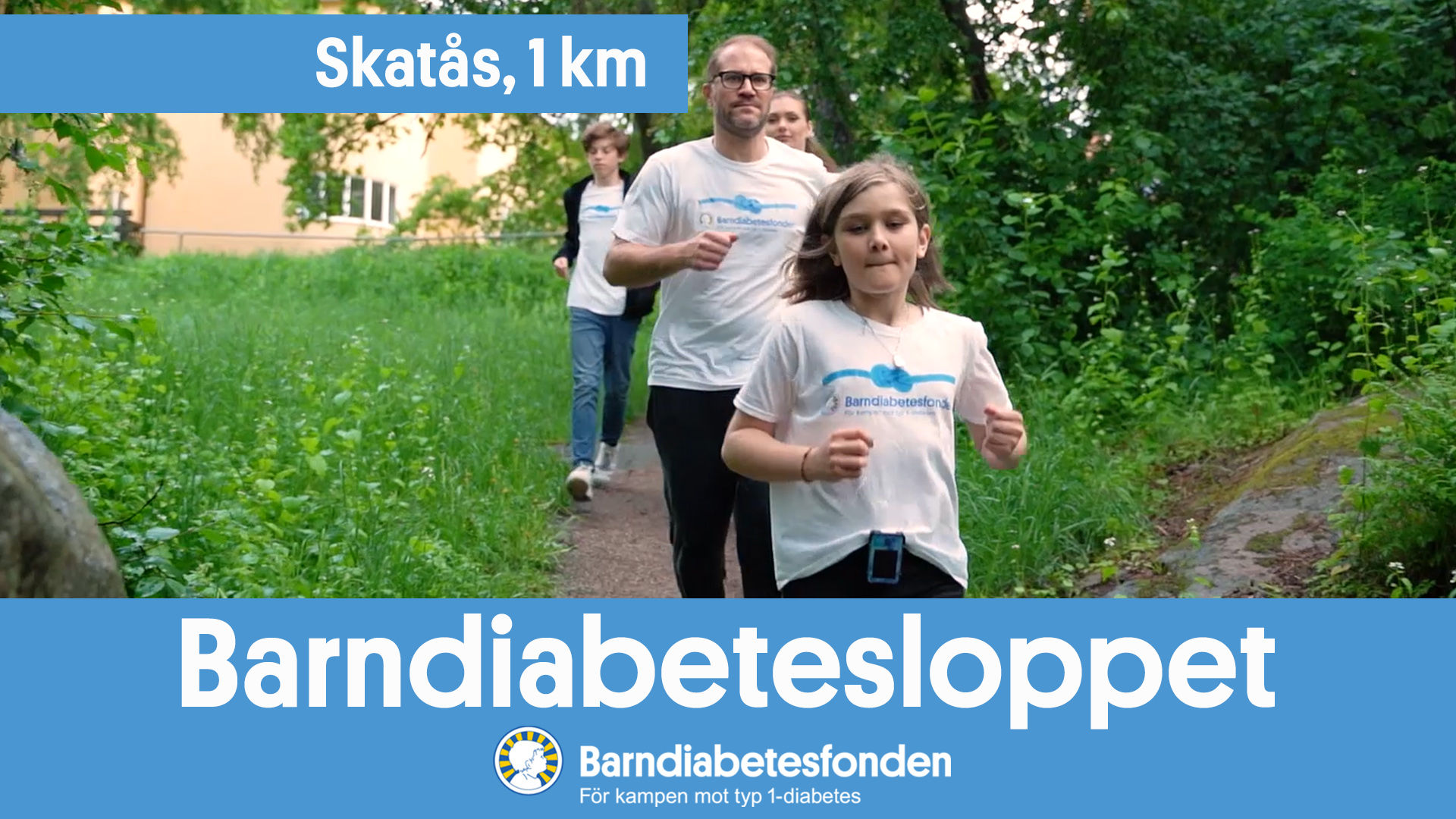 Barndiabetesloppet Skatås - 1 km