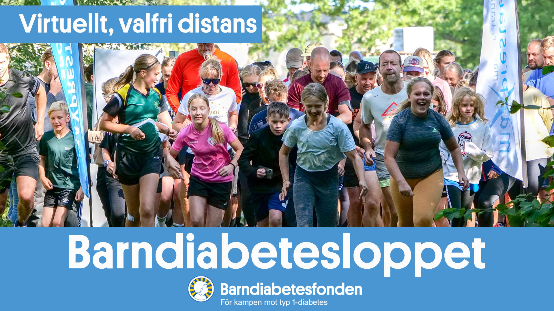 Barndiabetesloppet 2025 - Valfri distans