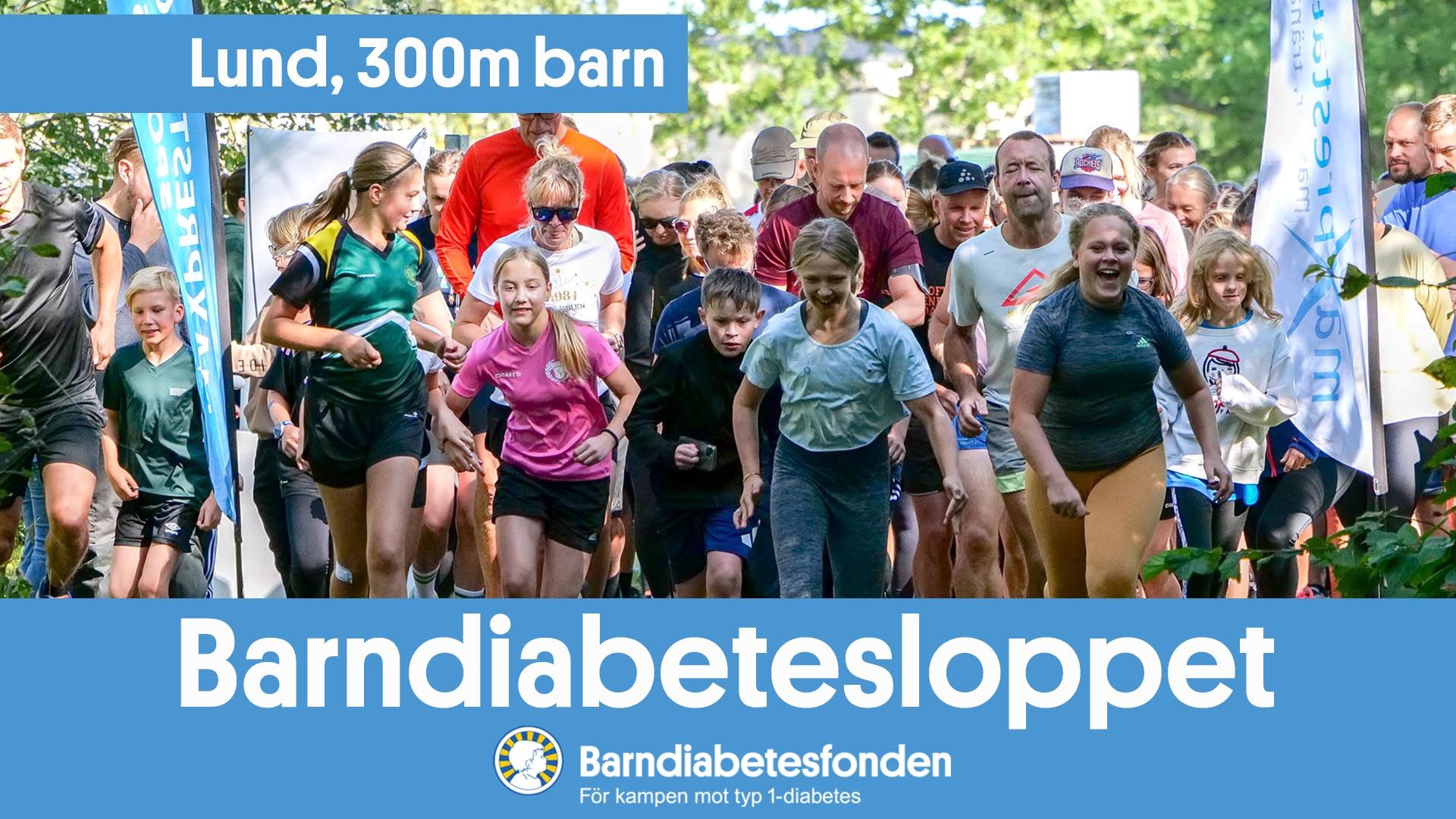 Barndiabetesloppet Lund - 300m Barnlopp