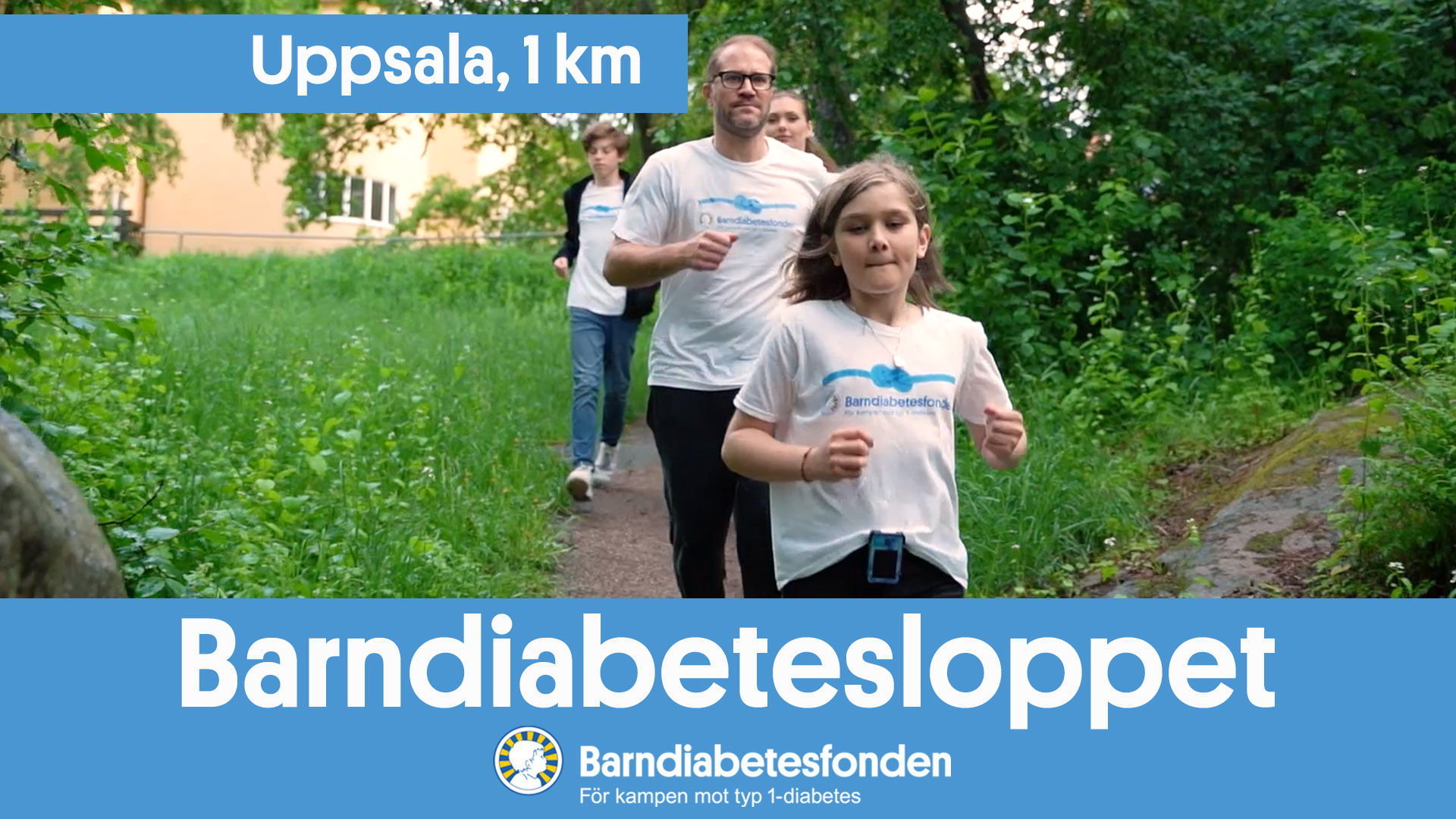 Barndiabetesloppet Uppsala - 1 km