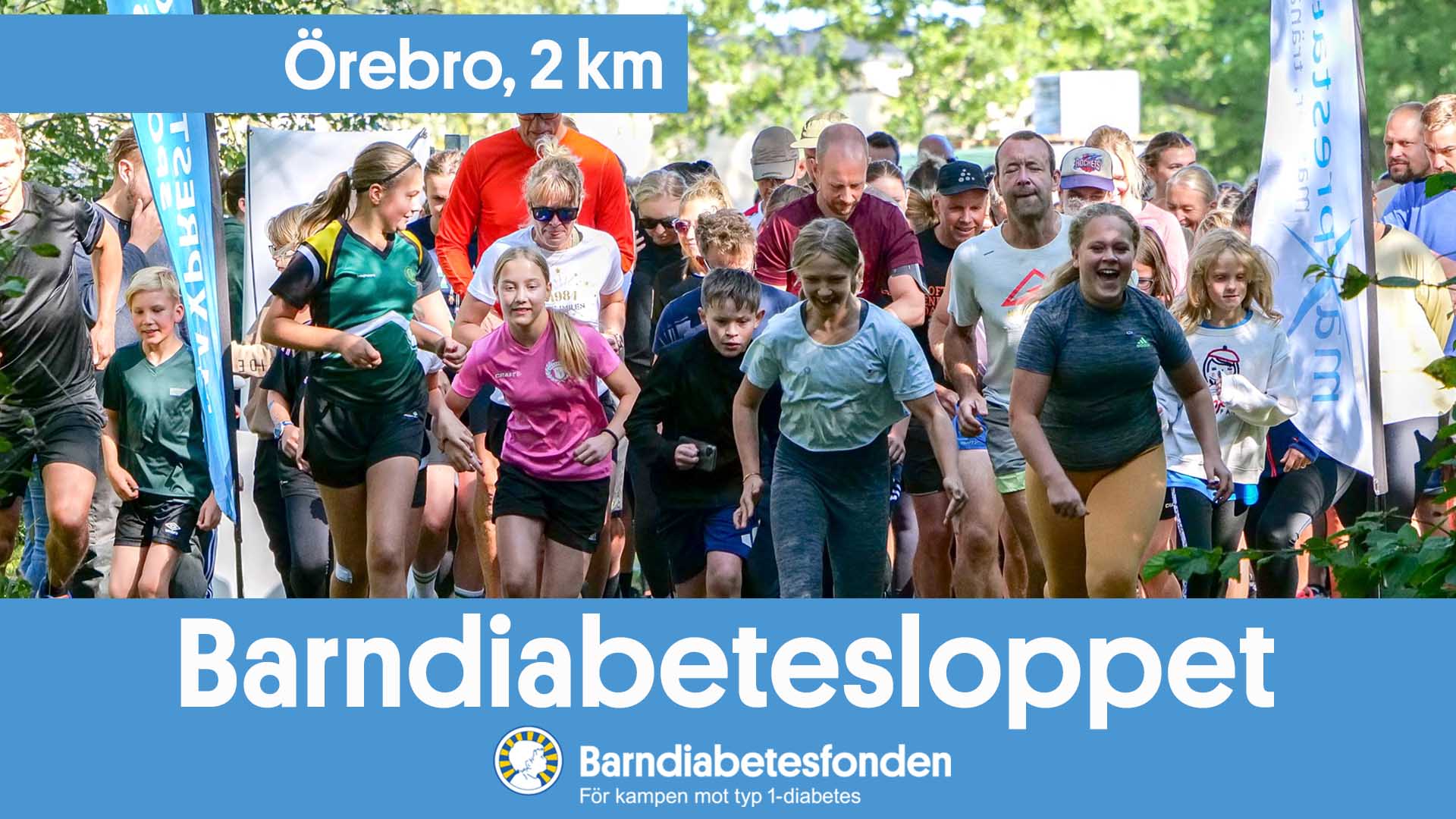 Barndiabetesloppet Örebro - 2 km