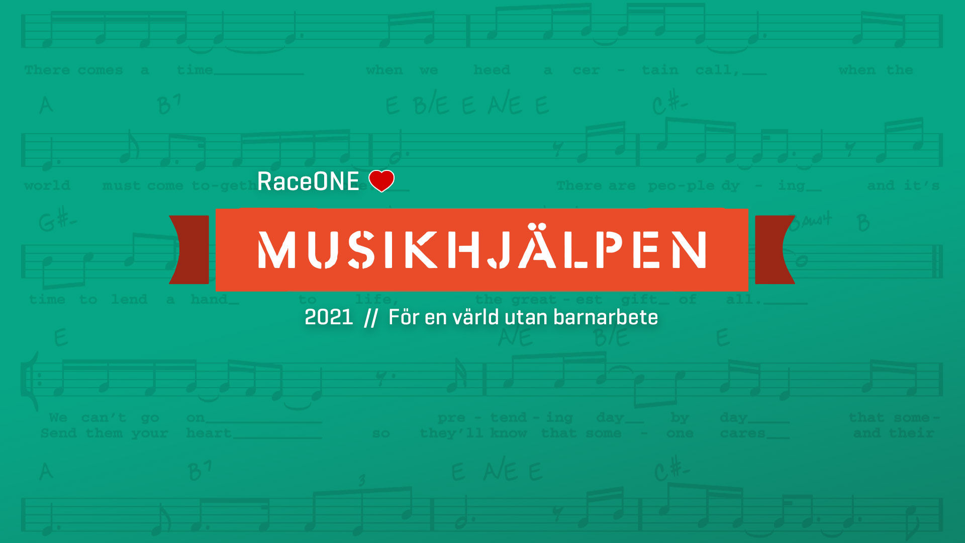 RaceONE <3 Musikhjälpen